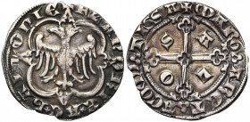 VLAANDEREN, Graafschap, Margaretha van Constantinopel (1244-1280), AR dubbele sterling met de adelaar, vanaf januari 1269, Aalst. Vz/ + FLANDRIE AC ...