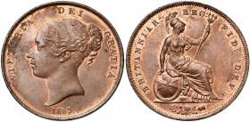 GRANDE-BRETAGNE, Victoria (1837-1901), Cu penny, 1853. S. 3948.
presque Fleur de Coin