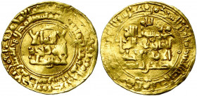 GREAT SELJUQ, Tughril Beg (AD 1038-1063/AH 429-455) AV dinar, AH 432, Nishapur. Mitch. - (cfr 875-877); Album 1665. 4,08g.
about Very Fine