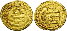 GREAT SELJUQ, Tughril Beg (AD 1038-1063/AH 429-455) AV dinar, AH 43x, Nishapur. Album 1665. 4,59g Weak strike.
Fine - Very Fine