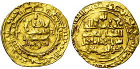 GREAT SELJUQ, Tughril Beg (AD 1038-1063/AH 429-455) AV dinar, AH 449, Nishapur. Hennequin 35; BMC III-IX, -; Album 1665. 4,40g.
Very Fine
