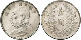 CHINA, Republic (1912-1949), AR dollar, year 10 (1921). Yuan Shih-kai. Y. 329-6.
about Extremely Fine