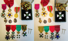 BELGIQUE, groupe de décorations ayant appartenu à Paul Daubresse: Belgique, étoile de commandeur de l’Ordre de la Couronne (en vermeil), croix d’offic...