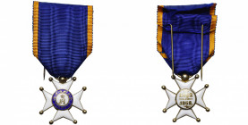 LUXEMBOURG, Ordre d’Adolphe de Nassau, croix de chevalier en vermeil.