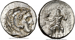 MACEDONIAN KINGDOM. Alexander III the Great (336-323 BC). AR tetradrachm (27mm, 2h). NGC XF, brushed. Posthumous issue of Tarsus, ca. 323-317 BC. Head...
