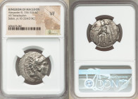 MACEDONIAN KINGDOM. Alexander III the Great (336-323 BC). AR tetradrachm (26mm, 6h). NGC VF. Late lifetime issue of Sidon, dated Civic Year 10 (324/3 ...