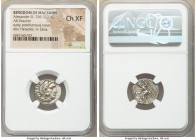MACEDONIAN KINGDOM. Alexander III the Great (336-323 BC). AR drachm (17mm, 11h). NGC Choice XF. Posthumous issue of Lampsacus, ca. 310-301 BC. Head of...