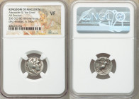 MACEDONIAN KINGDOM. Alexander III the Great (336-323 BC). AR drachm (17mm, 12h). NGC VF. Lifetime or early posthumous issue of Sardes, ca. 334-323 BC....