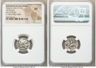 MACEDONIAN KINGDOM. Philip III Arrhidaeus (323-317 BC). AR drachm (18mm, 11h). NGC XF. Colophon, ca. 323-319 BC. Head of Heracles right, wearing lion ...