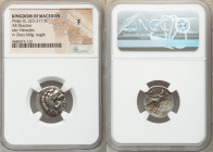 MACEDONIAN KINGDOM. Philip III Arrhidaeus (323-317 BC). AR drachm (18mm, 1h). NGC Fine. Sardes, 323-319 BC. Head of Heracles to right, wearing lion sk...