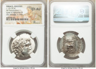 THRACE. Odessus. Ca. 125-70 BC. AR tetradrachm (31mm, 12h). NGC Choice AU. Late posthumous issue in the name and types of Alexander III the Great. Hea...