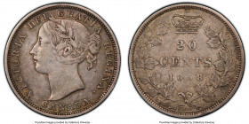 Victoria 20 Cents 1858 XF40 PCGS, London mint, KM4. Blundered I in GRATIA. 

HID09801242017

© 2020 Heritage Auctions | All Rights Reserved
