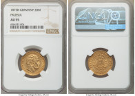 Prussia. Wilhelm I gold 20 Mark 1875-B AU55 NGC, Hannover mint, KM505.

HID09801242017

© 2020 Heritage Auctions | All Rights Reserved