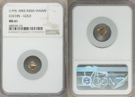 Cochin 10-Piece Lot of Certified gold Fanams ND (1795-1850) MS61 NGC, KM10, Fr-1504. Sold as is, no returns. 

HID09801242017

© 2020 Heritage Auction...