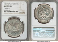 Republic 8 Reales 1881 Mo-MH UNC Details (Cleaned) NGC, Mexico City mint, KM377.10, DP-Mo66. Lightly toned over Semi-Prooflike fields. 

HID0980124201...