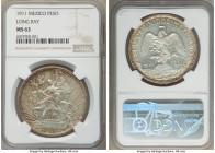 Estados Unidos "Caballito" Peso 1911 MS63 NGC, Mexico City mint, KM453. Long ray variety. Russet and tan toning. 

HID09801242017

© 2020 Heritage Auc...