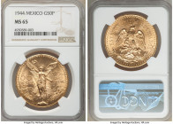 Estados Unidos gold 50 Pesos 1944 MS65 NGC, Mexico City mint, KM481. AGW 1.2056 oz. 

HID09801242017

© 2020 Heritage Auctions | All Rights Reserved