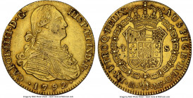 Charles IV gold 4 Escudos 1792 M-MF MS61 NGC, Madrid mint, KM436.1. AGW 0.3809 oz. 

HID09801242017

© 2020 Heritage Auctions | All Rights Reserved