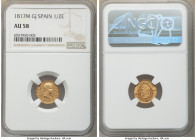 Ferdinand VII gold 1/2 Escudo 1817 M-GJ AU58 NGC, Madrid mint, KM492.

HID09801242017

© 2020 Heritage Auctions | All Rights Reserved
