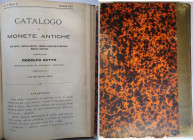 Libri. Rodolfo Ratto. Catalogo di Monete Antiche. Collezione Vigano'. 1900-1901. Buono.