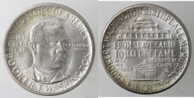 USA. Mezzo Dollaro 1946 Booker T. Washington. Ag.