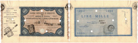 Banconote. C. D. P. Buono da 1.000 Lire 1945.