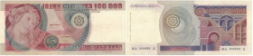 Banconote. Repubblica Italiana. 100.000 Lire Botticelli. D.M. 1 Luglio 1980. Gig. BI83B.