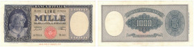 Banconote. Repubblica Italiana. 1.000 lire Italia. (Medusa). D.M. 11 febbraio 1949.
