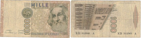 Banconote. Repubblica Italiana. 1.000 lire Marco Polo. 1985. Gig.BI57Da.