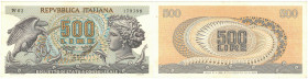 Banconote. Repubblica Italiana. 500 lire Aretusa. 1966. Serie sostitutiva. Gig.BS25Aa.