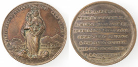 Medaglie. Napoli. Medaglia 1853. Ae dorato. Per l'incoronazione della Vergine delle Grazie.