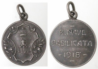 Medaglie. Medaglia 1918. Ag?. Per il varo della nave Basilicata.