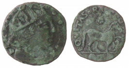 L'Aquila. Ferdinando I d'Aragona. 1458-1494. Cavallo aquila sotto la zampa. Ae.
