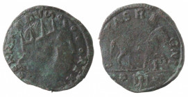 L'Aquila. Ferdinando I d'Aragona. 1458-1494. Cavallo T sotto la zampa e aquila in esergo. Ae. S di FERDINANDVS in orizzontale.