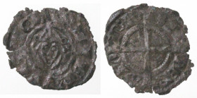 Brindisi. Federico II. 1197-1250. Denaro 1239. Busto frontale e croce intersecante. MI.