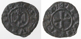 Messina. Corrado II (Corradino). 1254-1258. Denaro. Aquila a sinistra. Mi.