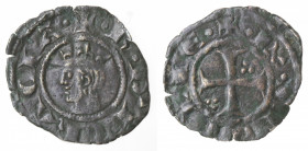 Messina Carlo I d' Angiò. 1266-1285. Denaro. Mi.