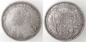 Modena. Ercole III d'Este. 1780-1796. Tallero 1796. Ag.
