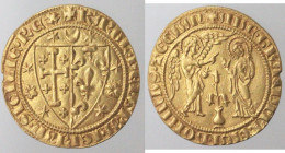Napoli. Carlo I d'Angiò. 1266-1285. Saluto. Au.