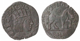 Napoli. Federico III d'Aragona. 1496-1501. Cavallo. Ae.