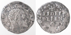 Napoli. Filippo II. 1556-1598. Carlino. Sigle IAF C. Ag.
