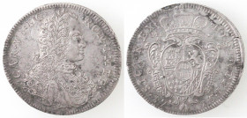 Napoli. Carlo VI. 1711-1734. Ducato 1715. Ag.
