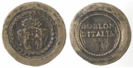 Pesi Monetali. Roma. Alessandro VII. 1655-1667. Peso monetale del doblon d’Italia. Ae.