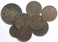 San Marino. 1864-1938. Lotto di 8 monete. Ae. 