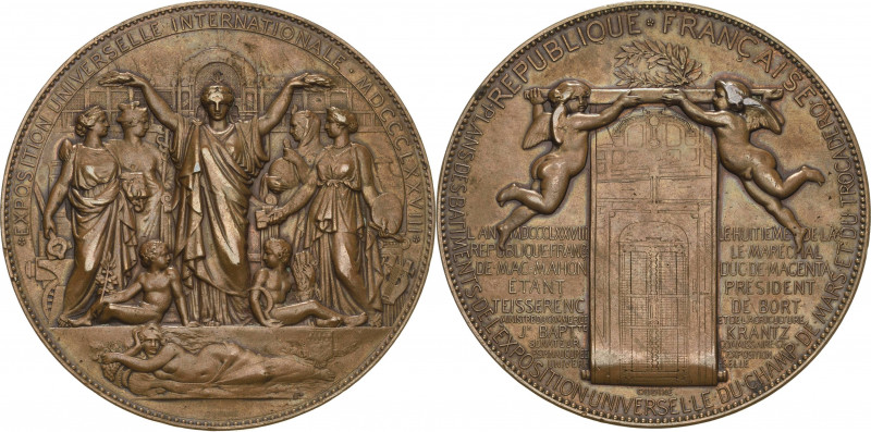 Ausstellungen
 Bronzemedaille 1878 (E.A. Oudiné) Offizielle Erinnerungsmedaille...