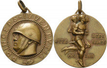 Drittes Reich
 Bronzemedaille 1935 (A 13) (Andini) Ludi Juveniles. Kopf nach links / Läufer nach rechts. 28,5 mm, 8,84 g. Mit Originalöse und Ring Vo...