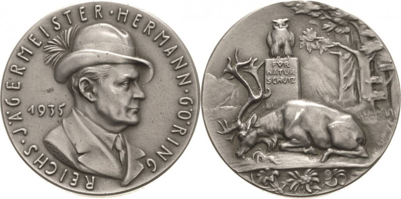 Drittes Reich
 Zinkmedaille 1935 (K. Goetz) Hermann Göring. Brustbild nach rech...