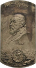 Freimaurer
 Einseitige, versilberte Bronzeplakette 1904 (Paul Düyffcke) 50-jähriges Freimaurerjubiläum des Ehrenmitgliedes Hermann Settegast in Hambu...