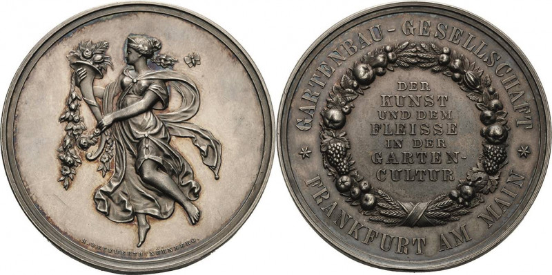 Gartenbau und Landwirtschaft
 Silbermedaille o.J. (ab 1870) (Weckwerth) Preisme...