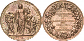 Gartenbau und Landwirtschaft
 Bronzemedaille o.J. (G. Loos) Verdienstmedaille des Landwirtschaftlichen Vereins für Rheinpreußen. Frauengestalt steht ...